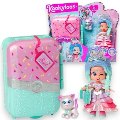 MagicBox Kookyloos Suitcases Walizka Sweet Wishes Walizka Lalka Akcesoria