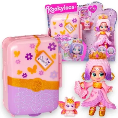 MagicBox Kookyloos Suitcases Walizka Dreamy Blossom Walizka Lalka Akcesoria
