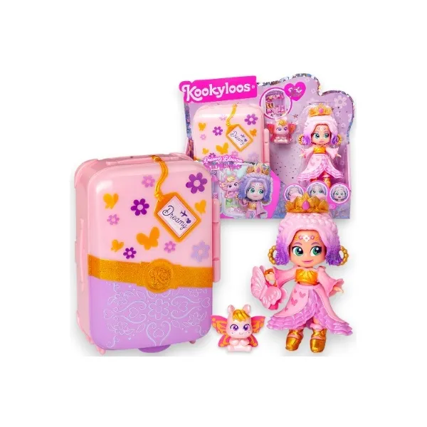 MagicBox Kookyloos Suitcases Walizka Dreamy Blossom Walizka Lalka Akcesoria