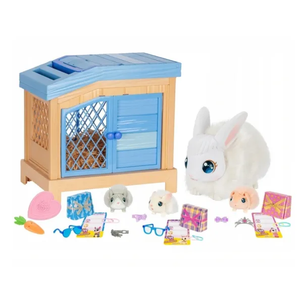 LITTLE LIVE PETS MAMA SURPRISE KRÓLICZEK 26593 Do 4 Zwierzątek Królik MOOSE