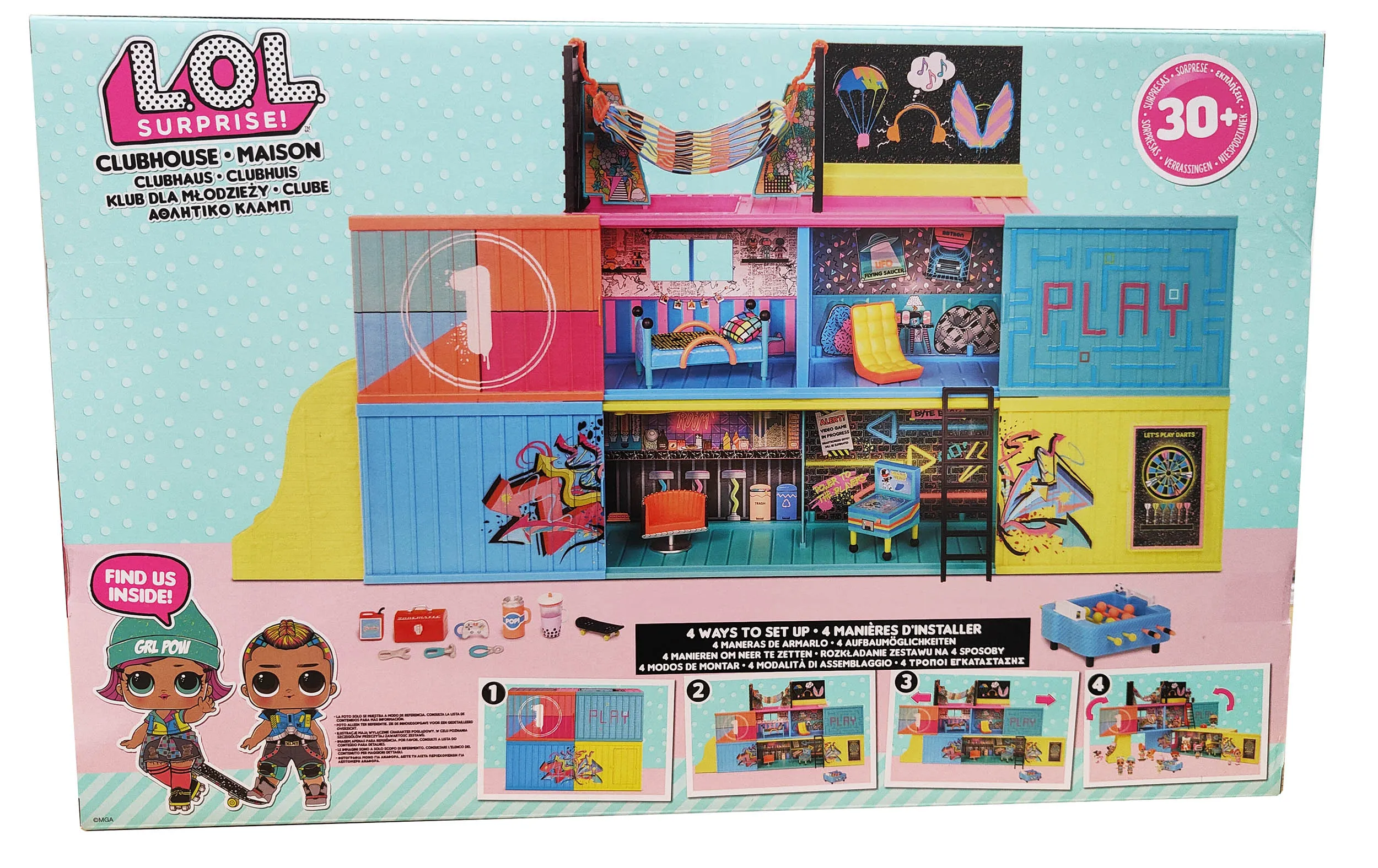 LOL Surprise Clubhouse Klubowy Domek z lalkami 569404