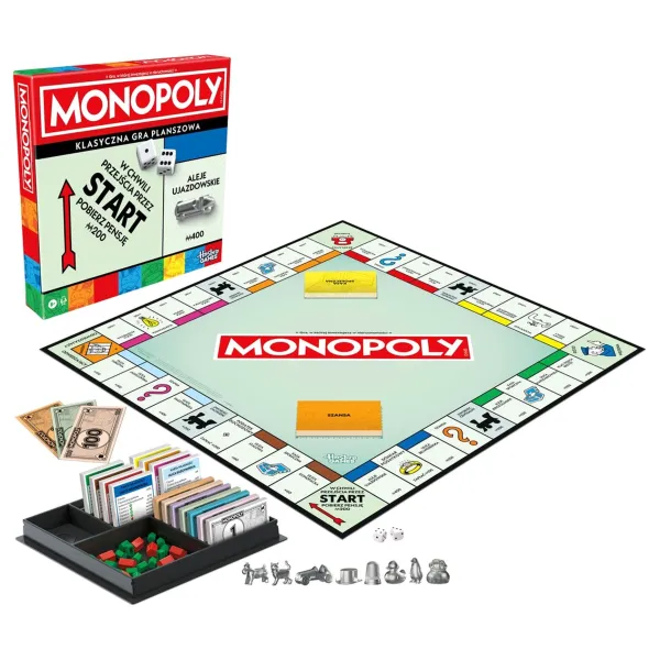 Gra Planszowa MONOPOLY CLASSIC REFRESH Hasbro G0009 Wersja PL (polska) 2458