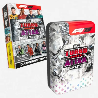 TOPPS FORMULA 1 TURBO ATTAX Karty F1 2025 Mega Puszka DIAMOND EDITION