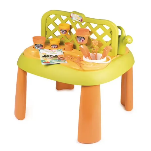 Smoby Edukacyjny Stolik Ogrodniczy Do Zabawy Dla Dzieci Zielony 870907