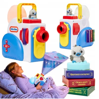 Little Tikes Story Dream Machine Projektor Z Bajkami i Lampką Nocną 174568 3 Bajki w Zestawie