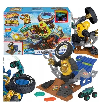 Hot Wheels Monster Trucks Wrex VS Crushzilla HPR47