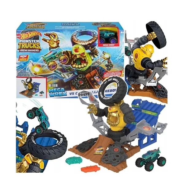 Hot Wheels Monster Trucks Wrex VS Crushzilla HPR47