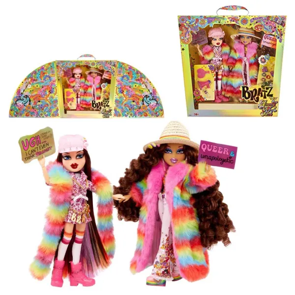 Lalki Bratz x JimmyPaul DESIGNER PRIDE ROXXI & NEVRA Parada Równości 580324