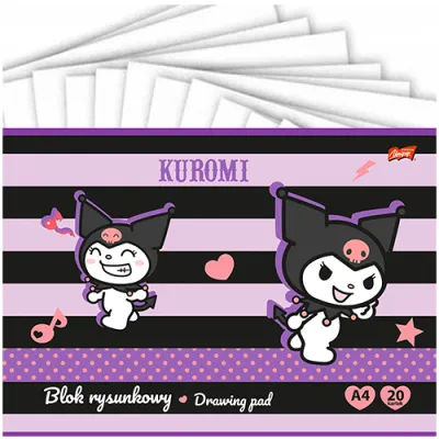KUROMI Blok Rysunkowy A4 20 Kartek Unipap / St. Majewski 3939