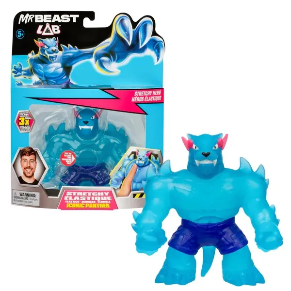 Mr Beast Lab Rozciągliwy Bohater Pantera 11 cm FIGURKA MRBEAST LAB STREACH HERO ICONIC PANTHER 24737