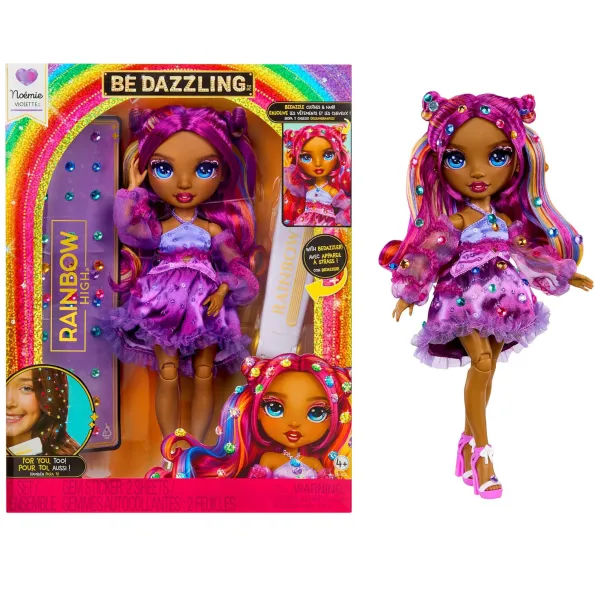 Rainbow High Be Dazzling Lalka Modowa Noemie Violette 597834