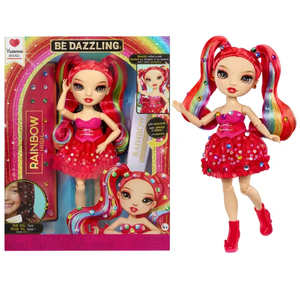 Rainbow High Be Dazzling Lalka Modowa Vivienne Rouge 597803