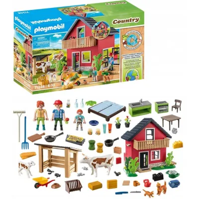 Zestaw Playmobil Country 71248 Gospodarstwo Rolne Farma Ze Zwierzętami