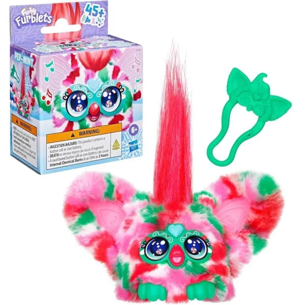 Furby FURBLETS Maskotka Interaktywna Cukierek Miętowy PEP-MINT G1436 Edycja Świąteczna