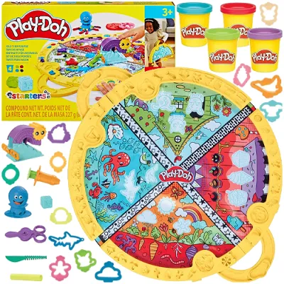 Play-Doh Fold n Go Playmat Ciastolina Zestaw Starters Mata do Zabawy F9143