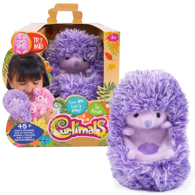 Kulisie CURLIMALS HEDGEHOG INTERAKTYWNY FIOLETOWY JEŻYK HIGGLE MASKOTKA