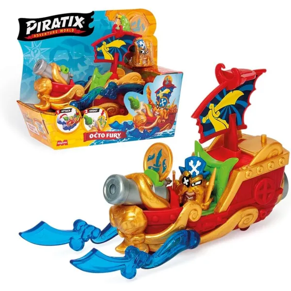 Piratix OCTO FURY Zestaw Statek Piracki z figurką