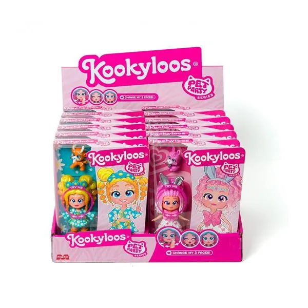 Laleczka Kookyloos Seria 6 PET PARTY Zestaw Lalka Ze Zwierzątkiem MIX
