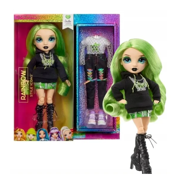 Rainbow High Style Icons JADE Fashion Doll Lalka z Zestawem Ubranek 431633