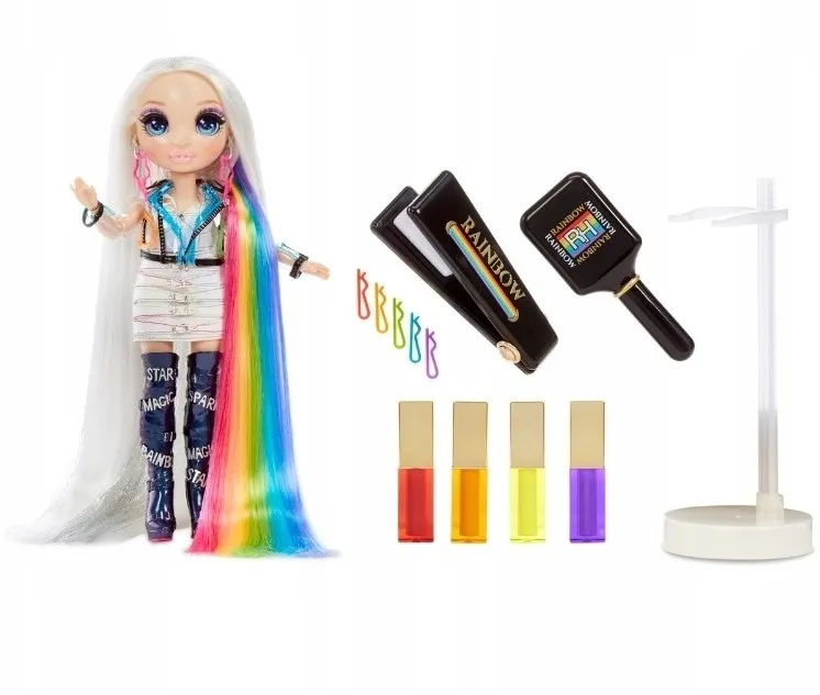 Rainbow High Hair Studio Tęczowe Włosy Lalka Amaya Raine 569329