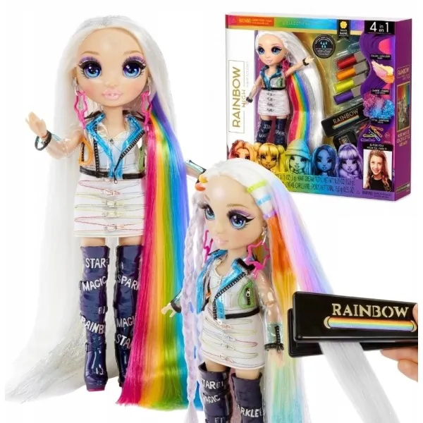 Rainbow High Hair Studio i lalka Amaya Raine 4 w 1 569329