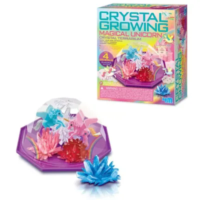 4M Crystal Growing Magical Unicorn Hodowla Kryształów Terrarium Magicznego Jednorożca JE612519