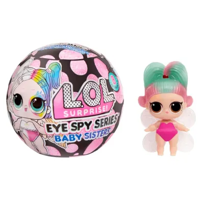 L.O.L. Surprise Eye Spy Baby Sisters Kula Niespodzianka z mini laleczką 542605