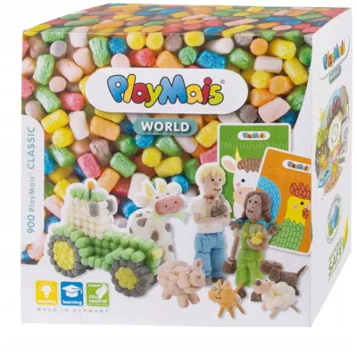 Playmais Klocki Kukurydziane Kreatywny Zestaw Classic COUNTRY 900 elementów 160917
