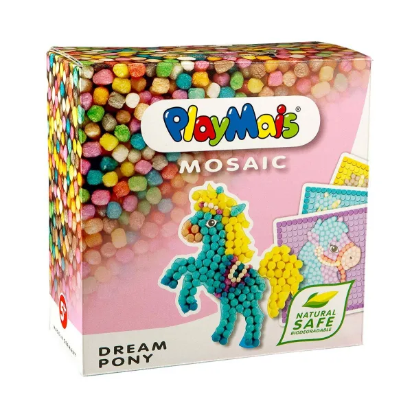 PlayMais Klocki Kukurydziane Zestaw Kreatywny Mozaika DREAM PONY Wymarzony Kucyk 160179