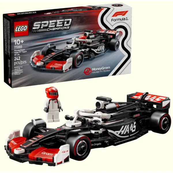 Klocki LEGO Speed Champions 77250 Bolid F1 MoneyGram Haas Team VF-24