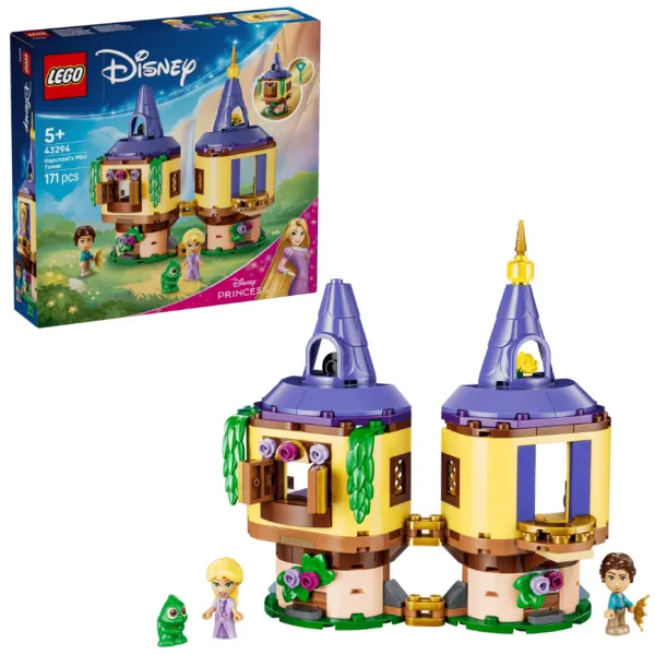 LEGO Disney Zestaw Klocków Mała Wieża Roszpunki 171 elementów 43294