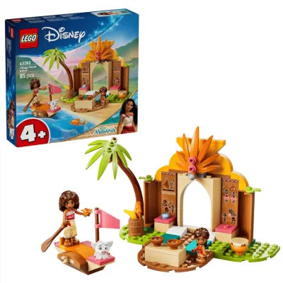LEGO Disney Zestaw Klocków Wiejska Chatka i Łódź