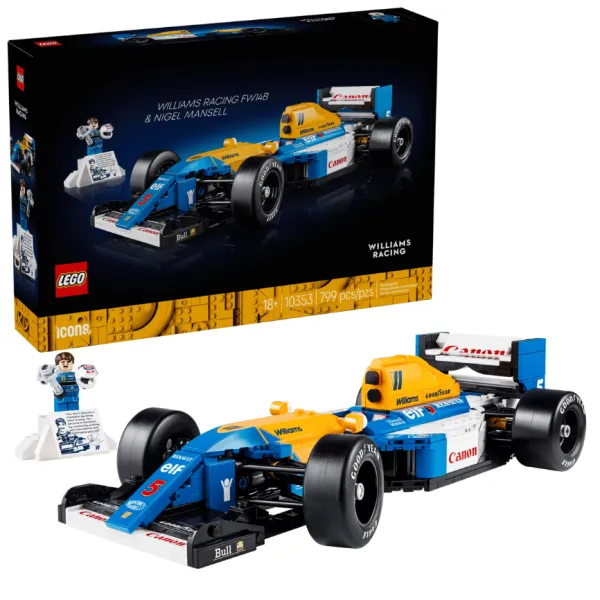 LEGO Klocki ICONS 10353 Williams Racing FW14B i Nigel Mansell