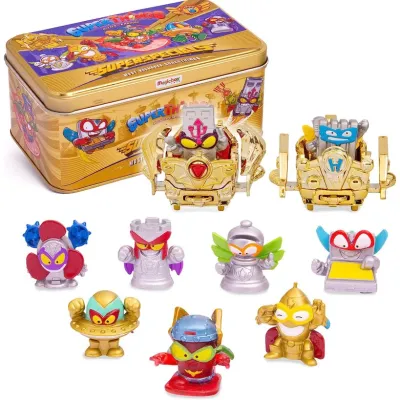 SuperThings SuperSpecials MEGA PUSZKA ZŁOTA MagicBox 9 Figurek 2 Blastery