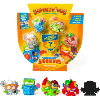 Superthings Kazoom Power Warriors 5pack Pięciopak 5 FIGUREK ZESTAW