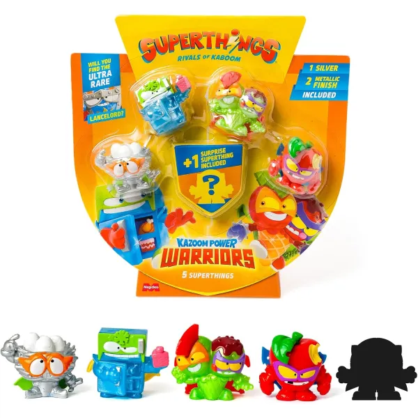 SuperThings Kazoom Power Warriors 5pack Pięciopak 5 FIGUREK ZESTAW