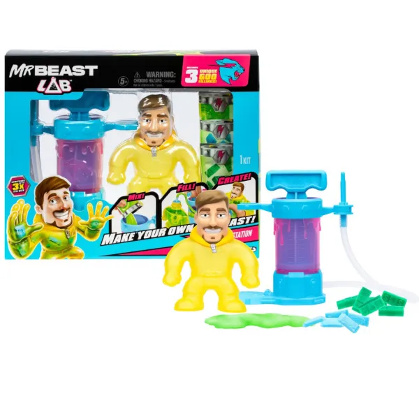 Mr Beast Lab Creation Station Zestaw Do Tworzenia Rozciągliwych Figurek 24774