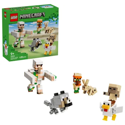 LEGO Klocki Minecraft Kurczaki w pustynnym ataku