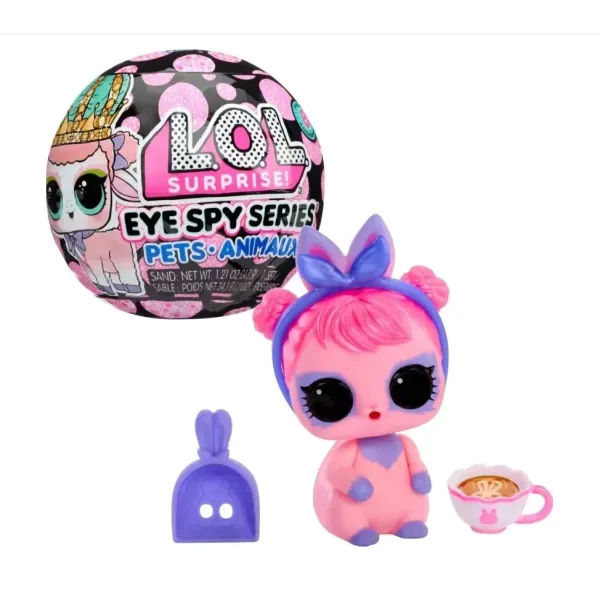 LOL Surprise EYE SPY PETS Mini Zwierzątka W Kuli Niespodziance 122296