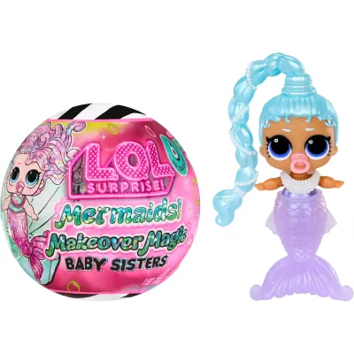 L.O.L Surprise Mermaids Makeover Magic Baby Sisters