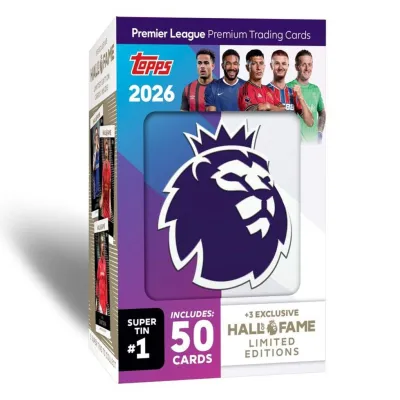 Topps Premier League 2025/26 Super Tin Hall of Fame Karty Piłkarskie
