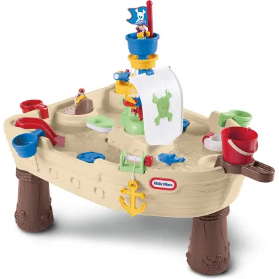 Little Tikes Stół Wodny Piaskownica Stolik Ogrodowy Do Zabawy STATEK PIRACKI 170256