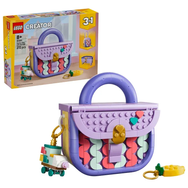 LEGO Klocki Creator 3w1 Modna torebka ze schowkiem 272 elementy 31391