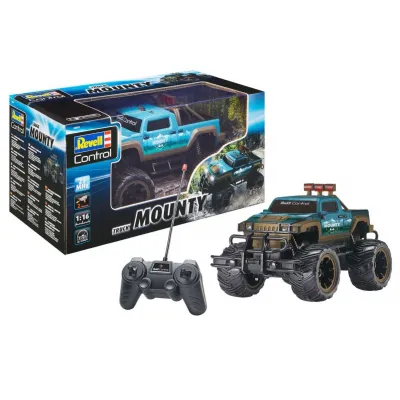 Revell RC Pickup Truck Samochód Zdalnie Sterowany Mounty Blue 24472