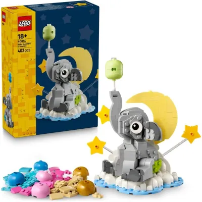 Klocki LEGO Iconic Zestaw Klocków Słoniątko Na Niebie 402 elementy 40814