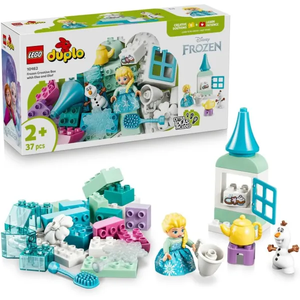 Klocki LEGO DUPLO Kraina Lodu: Kreatywne pudełko z Elsą i Olafem 37elementów 10462