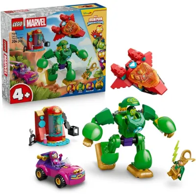 Klocki LEGO Disney Junior Marvel Loki Kontra Drużyna Iron Mana 204 elementów 11211