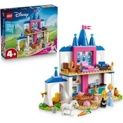 Klocki LEGO Disney Zestaw Zamek Kopciuszka i jej Zwierzęcych Przyjaciół 43283
