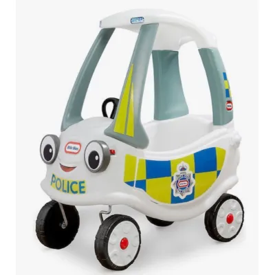 Little Tikes Jeździk Pchacz Cozy Coupe Policja Biała PATROL Nowe Oczy 170645