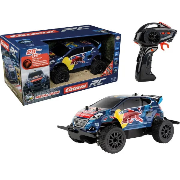 Carrera RC Red Bull Peugeot WRX208 Samochód zdalnie Sterowany RC 370182021